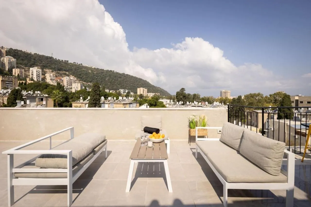 Bahai Gardens Vista Penthouse With Mamad By Sea N' Rent Хайфа Апартаменты